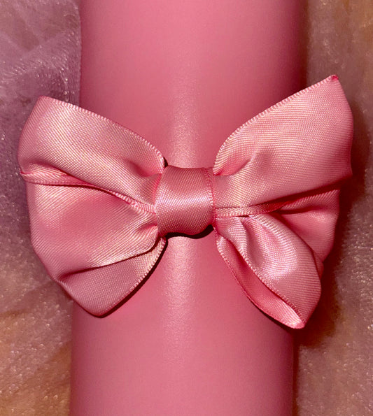 Bowfect Pink Satin Bow!