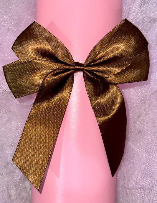 Hershey Kiss Fabric Bow!