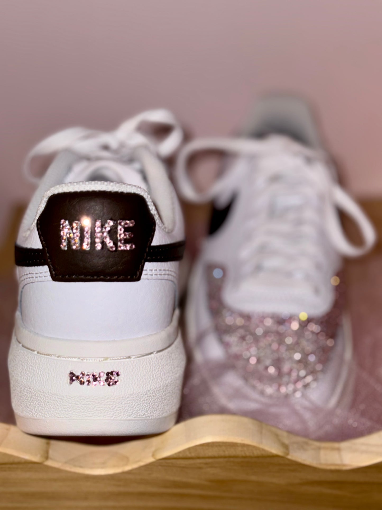 Bling Pink to Clear Nike’s!