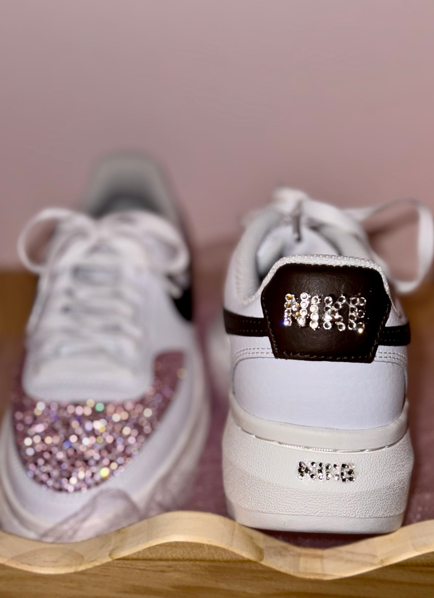 Bling Pink to Clear Nike’s!