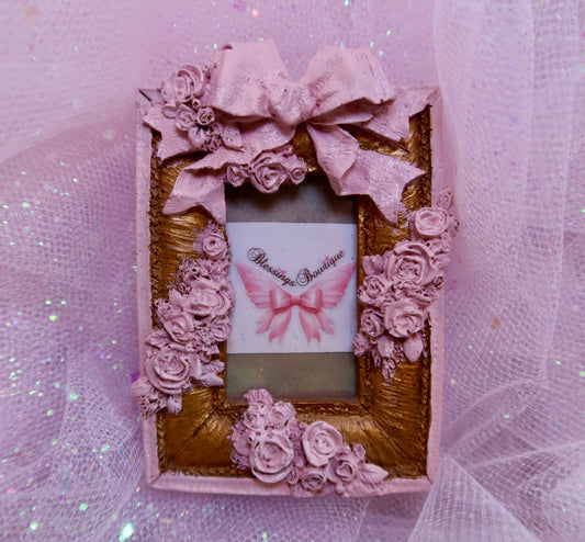 Baby Bow & Roses Frame!