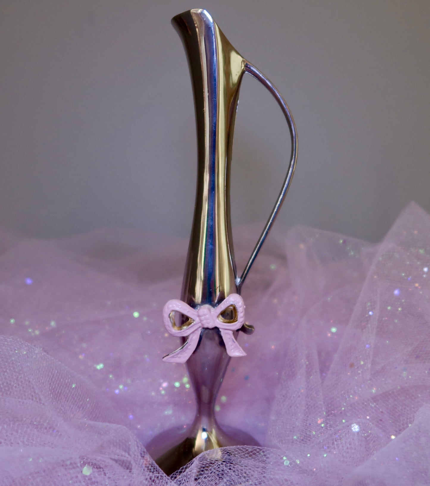 Baby Bow Candlestick Holder!